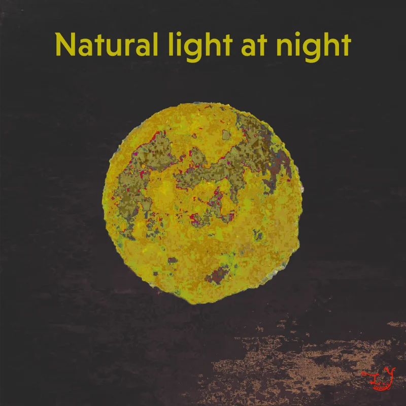 Natural light at night